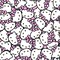 Licensed Character Print - Hello Kitty Packed Pink Cotton Fabric by the Yard